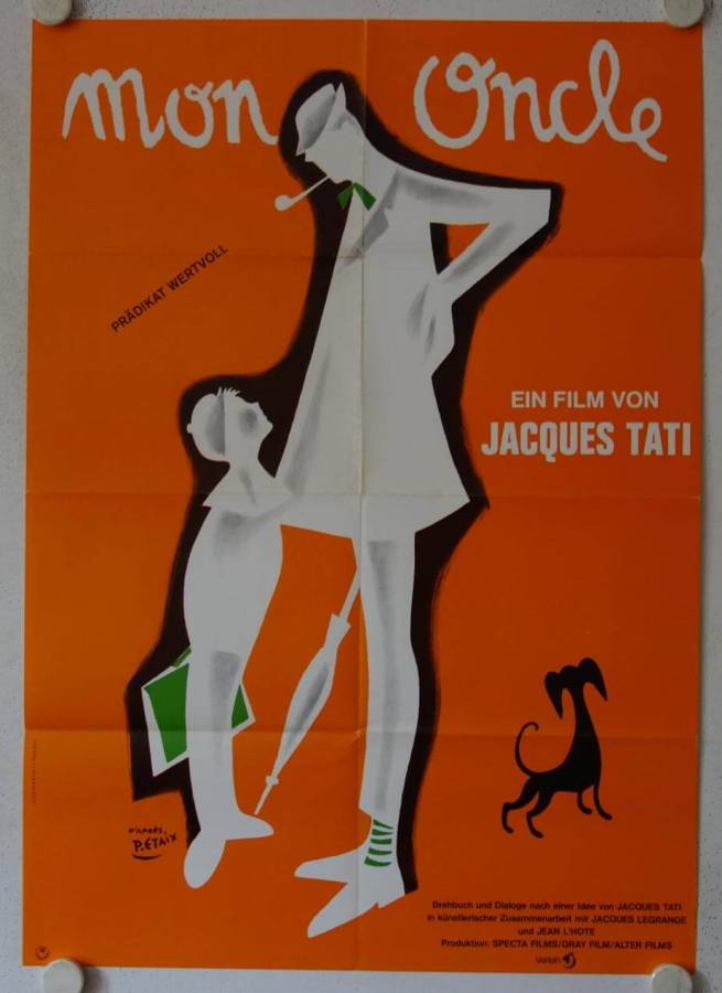 Mein Onkel originales deutsches Filmplakat (R70s)